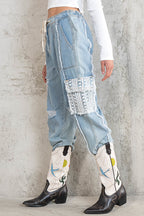 Wild Soul Denim Cargo Pants