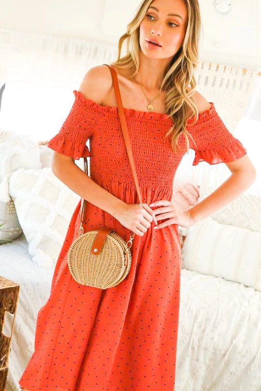 Sweetheart Off the Shoulder Dress