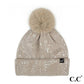 Aspen Sequin Pom Beanie - Brynn & Rae Boutique