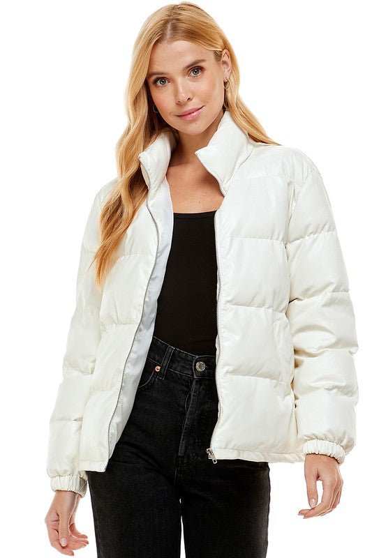 Basic N Chic Puffer Jacket - Brynn & Rae Boutique