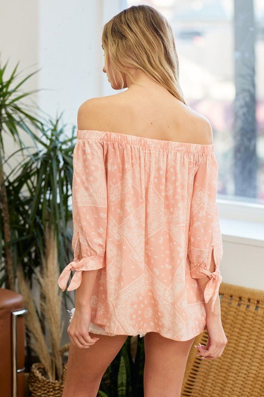 Boho Off The Shoulder Top (S-XL) - Brynn & Rae Boutique