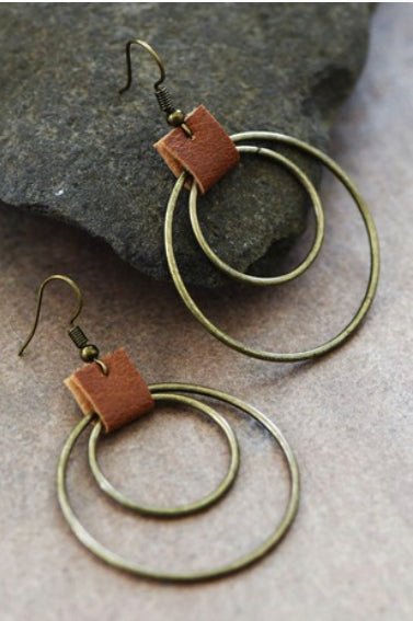 Double or Nothing Hoop Earrings - Brynn & Rae Boutique