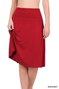 Women's Just Dance Solid Skirt - Brynn and Rae Boutique