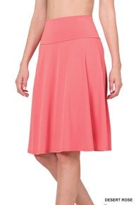 Women's Just Dance Solid Skirt - Brynn and Rae Boutique