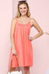 Women's Lola Pleated Tank Top Dress with pockets - Brynn and Rae Boutique