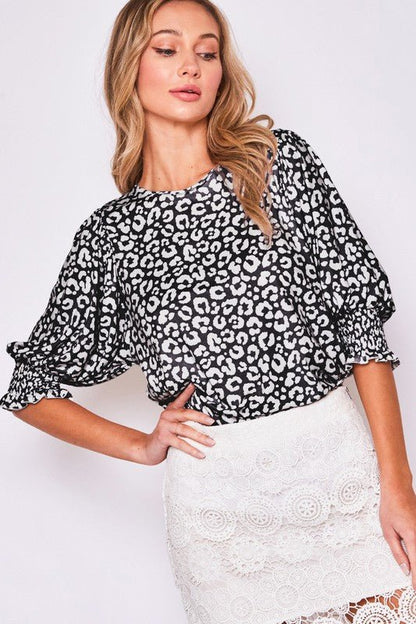 The Mirage Smocked Top - Brynn & Rae Boutique