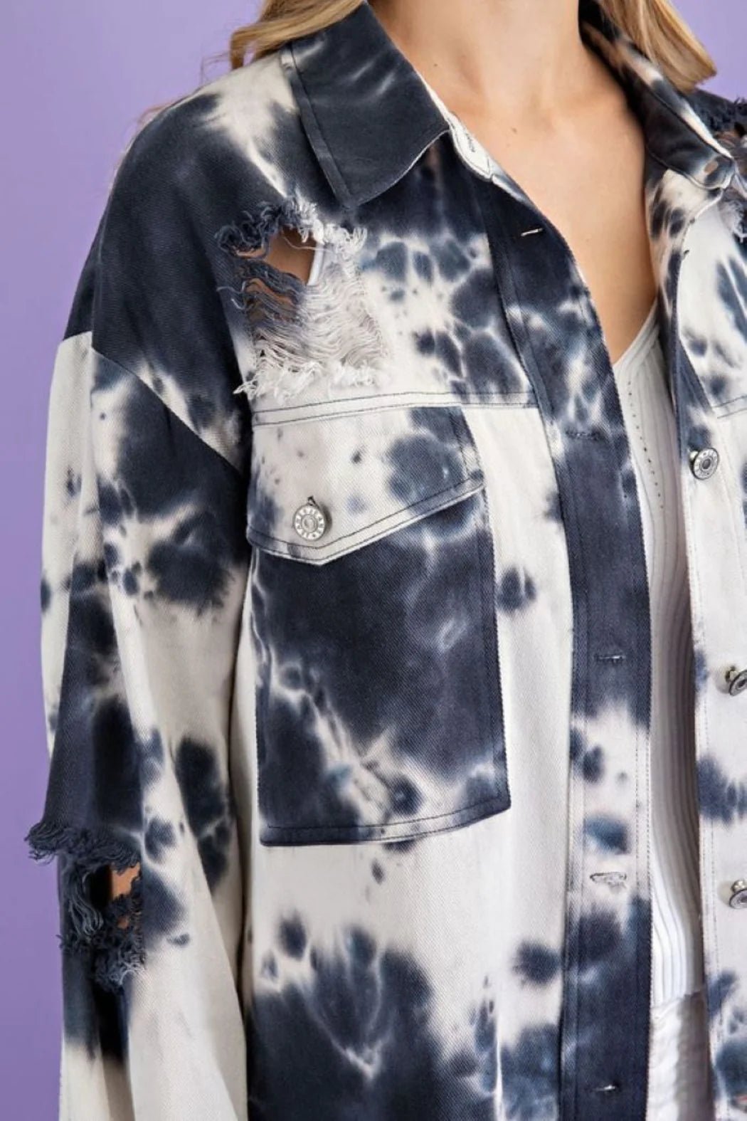 Tie Dye Shacket - Brynn & Rae Boutique